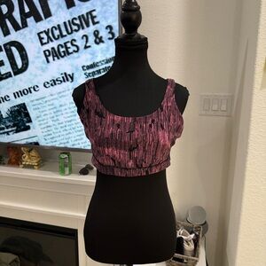 lululemon athletica Pink Strappy Sports Bra